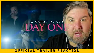 A Quiet Place Day One Official Trailer Reaction | I'm freaking out!