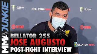 Jose Augusto didn't love his 205-pound weight cut | Bellator 255 post-fight interview