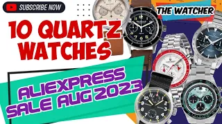 10 Quartz Watches you NEED to see AliExpress sale August 2023 | The Watcher