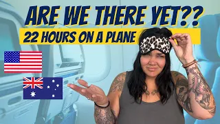 Surviving 22 hours on a plane to Australia