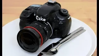 3D CAMERA CAKE | Realistic Cake by Cakes StepbyStep