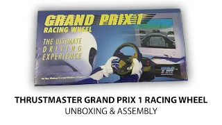 Thrustmaster Grand Prix 1 Racing Wheel (1996) Unbox and Assembly