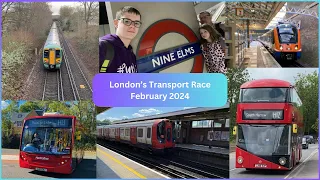 We competed in London's Transport Race!