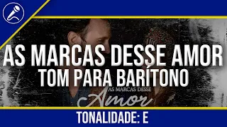 As Marcas Desse Amor (Novela Gênesis) PLAYBACK COM LETRA - Tom Masculino (BARÍTONO)