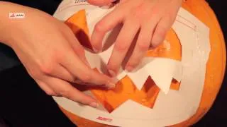 Как сделать фонарь из тыквы для Хэллоуина