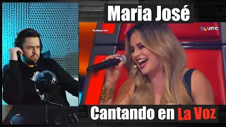 Cantante Reacciona a María José - Lo que tenias conmigo Presentación en la VOZ🎤