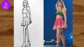 How To Draw Taylor Swift | Step By Step Easy|RC Artwork|Beginners|Kpop|Pencil sketch for beginners