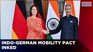 EAM S. Jaishankar Meets German Minister Annalena Baerbock In New Delhi | Indo-German Mobility Pact