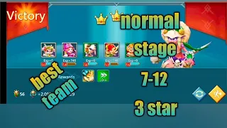 Normal hero stage 7-12 in Lords mobile-completed with 3 star👑