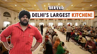 Delhi's Biggest Langar at Gurudwara Bangla Sahib | Best Indian Food | Served #14