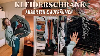 KLEIDERSCHRANK ausmisten & aufräumen für den HERBST ft. ArmedAngels // JustSayEleanor (Organisation)