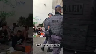 Polícia BAEP na Cracolândia