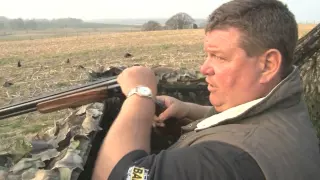 George Digweed shoots crows in Sussex