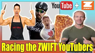 YouTubers Zwift Race | Coach Greg, The Vegan Cyclist and Erik The Electric