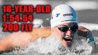 Thomas Heilman 1:54.54 200 Fly RACE ANALYSIS