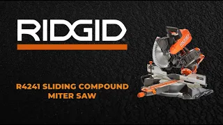 RIDGID R4241 15 Amp Corded 10 Inch Dual Bevel Sliding Miter Saw