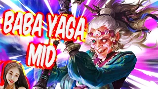 BABA YAGA MID LANE GAMEPLAY - SMITE 9Ranked Conquest)