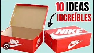 10 IDEAS INCREÍBLES PARA TRANSFORMAR CAJAS DE ZAPATOS | SHOW DE MANUALIDADES