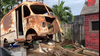 Chassis removal - 1946 IH Metro Build Part 2