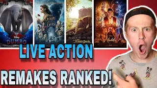 All 9 Disney 'Live Action' Remakes Ranked! (w/ 2019's Aladdin!)