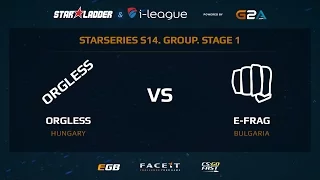 ORGLESS vs E-Frag - Map 2 - Cache #2 (SL i-League StarSeries XIV)