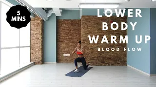 5 min WARM UP Workout: Lower Body & Glutes