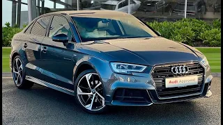 2018 Audi A3 Saloon Black Edition 35 TFSI 150 PS S tronic | Stoke Audi