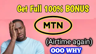 Sad News about MTN Airtime Bonus not coming when buying airtime