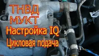 Настройка IQ(цикловой подачи).МУКТ (механизм управления кол-вом топлива)