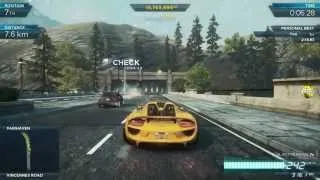 Need For Speed Most Wanted 2012 I Porsche 918 Spyder I Terminal Velocity Pack - ALL Events [HD]