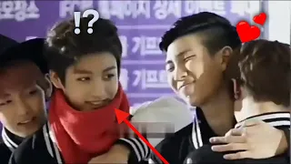 How BTS Members React To Namjin ☺😆😶 RM & JIN