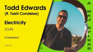 Todd Edwards (feat. Tashi Condelee) - Electricity (CLIP)