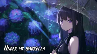 Nightcore - Umbrella「1 Hour」(Lyrics)