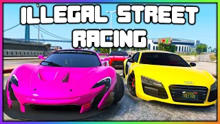 GTA 5 Roleplay - SUPERCAR RACERS vs COPS | RedlineRP