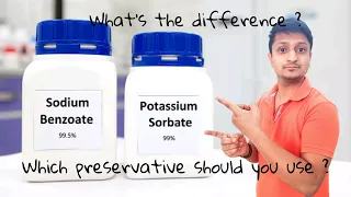 Sodium Benzoate vs Potassium Sorbate. An overview, differences and similarities.