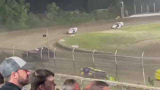 Scariest modified crash at Wilmot Raceway