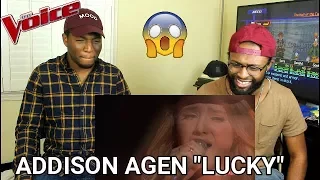 The Voice 2017 Addison Agen - Top 10: "Lucky" (REACTION)