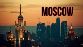 Moscow Russia. 🎦4K Video. С высоты птичьего полёта. Под красивую музыку