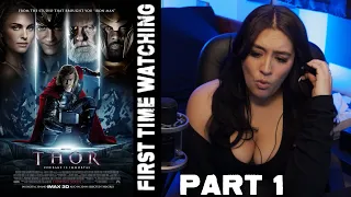 THOR (2011) PART 1/3 | MCU MOVIE REACTION