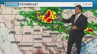 Chance for rain and storms in the Hill Country