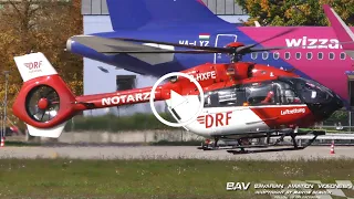 Airbus Helicopters H145 - DRF Luftrettung D-HXFE - landing and takeoff at Memmingen Airport