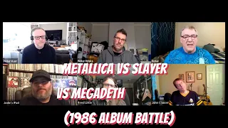 Metallica v Megadeth v Slayer (Big 3 Album Battle of 1986)
