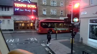 Enviro 400H City Arriva London HA8 LK65BZE Journey on the Route 106 - Upper Saloon *Short Ride*