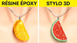 RÉSINE ÉPOXY VS STYLO 3D || BIJOUX DIY COOLS ET DÉCORS POUR LA MAISON