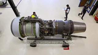 TEI’de turbofan motor test hazırlığı