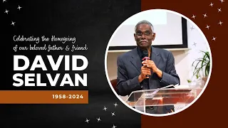 Funeral Service of Pastor David Selvan