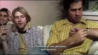 Kurt Cobain y Eddie Vedder