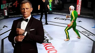 UFC4 | James Bond vs. Old Bruce Lee (EA sports UFC 4)