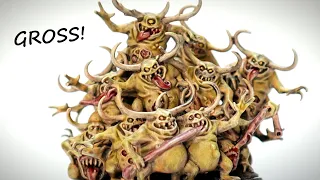 Easy PLAGUE FLESH! (Speed Painting Nurgle!)