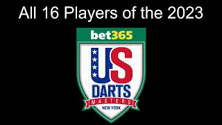 All 16 US Darts Masters Players 2023